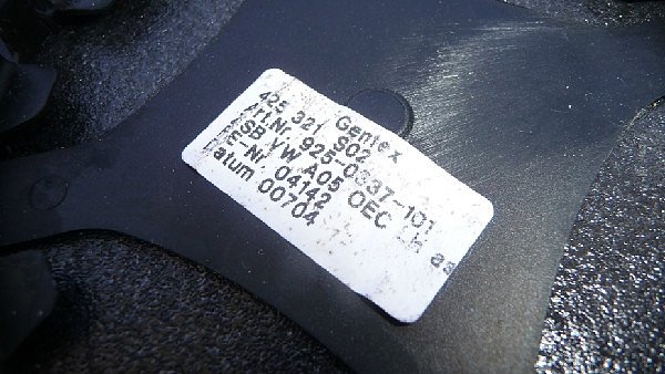 GENTEX 425 321 VW Passat B6 3C  Sklíčko sklo zrcátka automatické stmívání stmívací el. vyhřívané  - 8