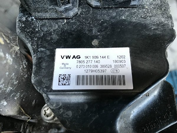 1K1 423 051AS  Hřeben řízení.elektrické řízení - A3 8P  VW  Caddy lll 2K Golf Vl Škoda Octavia  - 9