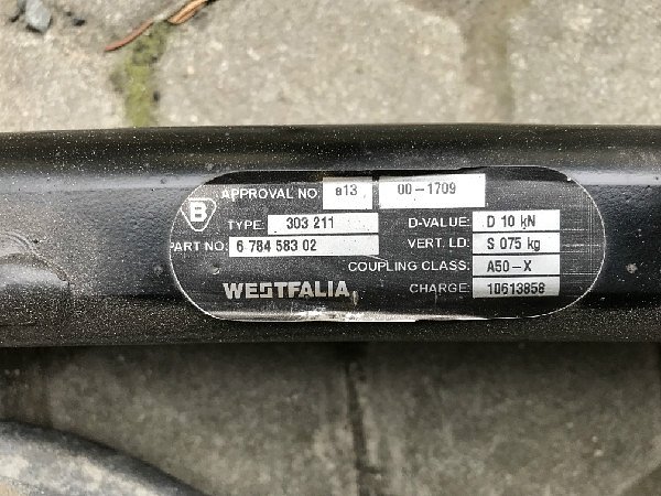 Westfalia  6 784 583 02  Originál tažné zařízení sklopné elektrické    BMW 3 E90  E91  - 8