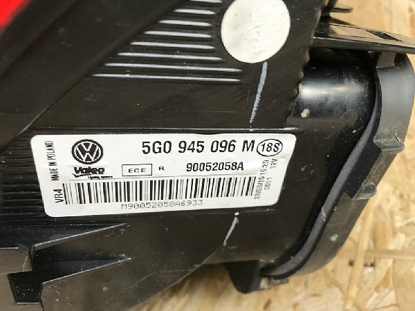 5G0 945 096M Volkswagen Golf VII MK7 Hatch Zadní pravá zadní koncová lampa - 3