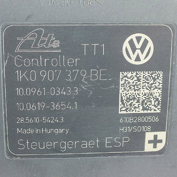 1K0 614 517 CP VW AUDI ABS/ESP Hydraulický blok  TOURAN Golf 5. A3 Golf 5 / 6  - 4