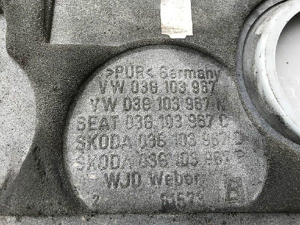 03G 103 967 VW Audi Škoda Horní Kryt motoru krytu motoru odhlučnění pro Touran 1T 06-10 TDI 1.9 77KW BLS  - 3