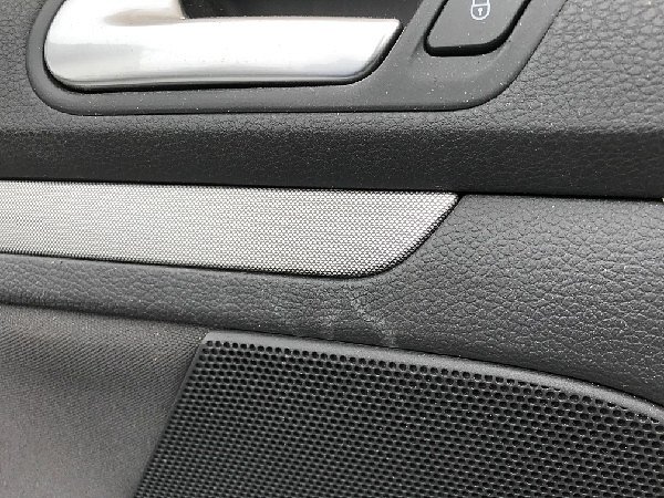 VW Golf 5 + 6 Variant Kombi Sada tapecírunků dveří černá barva + lišta carbon design 4 díly kompletní interier dveře řidič spolujezdec a zadní pravé a levá strana 4ks - 30