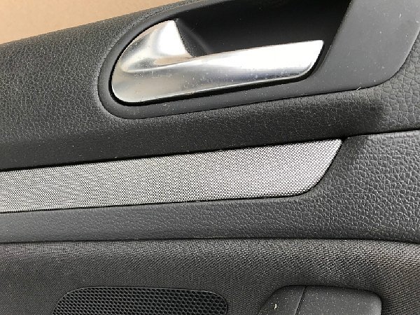 VW Golf 5 + 6 Variant Kombi Sada tapecírunků dveří černá barva + lišta carbon design 4 díly kompletní interier dveře řidič spolujezdec a zadní pravé a levá strana 4ks - 15