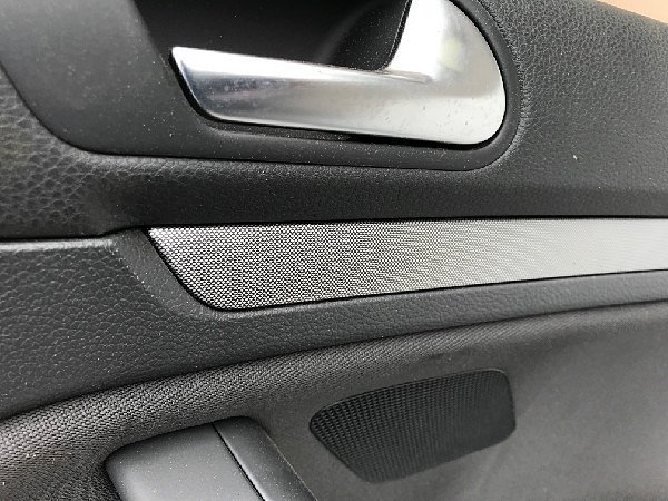 VW Golf 5 + 6 Variant Kombi Sada tapecírunků dveří černá barva + lišta carbon design 4 díly kompletní interier dveře řidič spolujezdec a zadní pravé a levá strana 4ks - 8