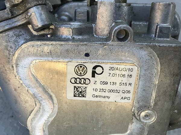 059 131 515R Audi A6  A4 8K  3.0 TDI recirkulační ventil výfukových plynů EGR chladič výfukových plynů - 4