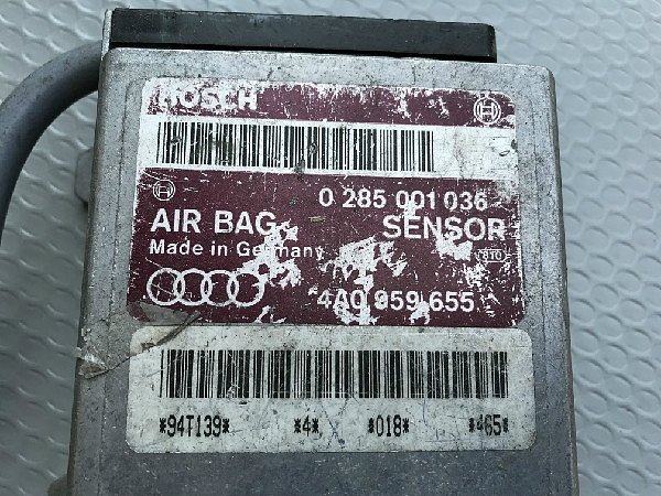 4A0 959 655   Airbag Sensor  Audi 80 B4 Coupe Cabrio 100 A6 C4 V8  Řídící jednotka airbagu - 2