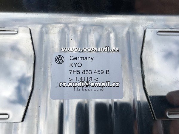  7H5  863 459 B VW T5 T6 Multivan / Camper California práh lišta do kufu nákladového prostoru  z nerezové oceli Originální ochranný chrom - 4