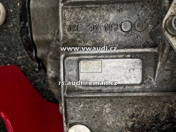 Převodovka  LTE Převodovka DSG  TOURAN 1T1  2,0 TDI  Motor: AZV 103kW    VW PASSAT CC (3CC) 2.0 TDI 103 KW 140 PS (06.2008-01.2012) - 2