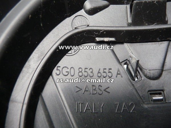 5G0 853 655C VW - znak - přední mřížka maska Golf 7 mk 7 VII  - 3