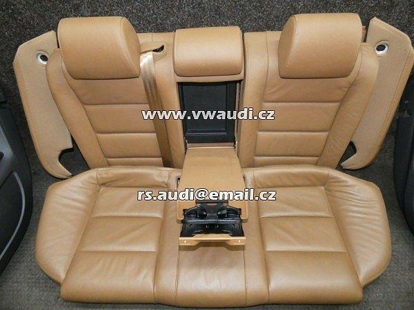 Audi A6 4F C6 2007  kožený interiér VOLTERRA kůže amaretto hnědá sportovní sedadla vyhřívaná sedadla - 5