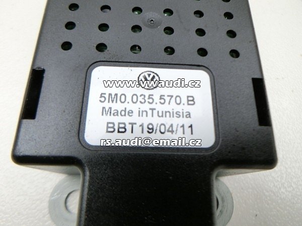 5M0 035 570B  ANTÉNNÍ ZESILOVAČ Interferenční filtr anténního zesilovače pro VW Golf 6 VI 5K 2008-2012  - 2