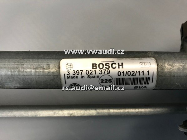  5K1 955 023  Bosch 3 397 021 379  VW Golf 6 Mechanizmus stěračů  stěrače čelního skla  táhla stěračů  - 4