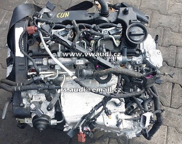 2,0 TDI motor CUN  Audi Seat Škoda VW A3 TT Golf 2,0 TDI motor agregát  CUN CUNA  .  - 2