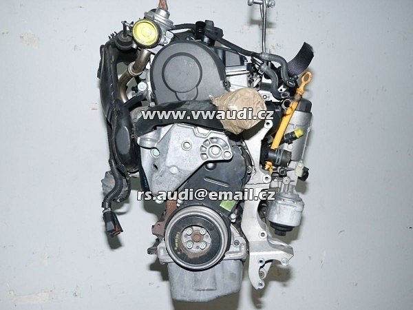 AJM ajm motor bez příslušenství Motor Diesel AJM / 119000km VW GOLF IV (1J1) 1.9 TDI Bora Octavia 1 A3 LEON - 7