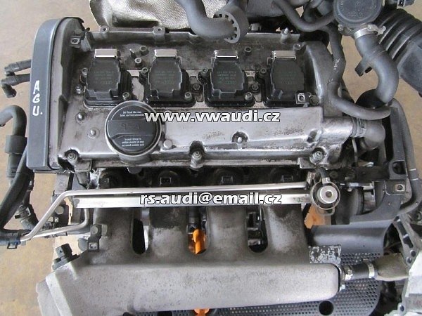 AGU agu motor bez příslušenství 1.8T AGU 1.8 T 150PS Motor TURBO VW Golf 4 AUDI A3 - 2