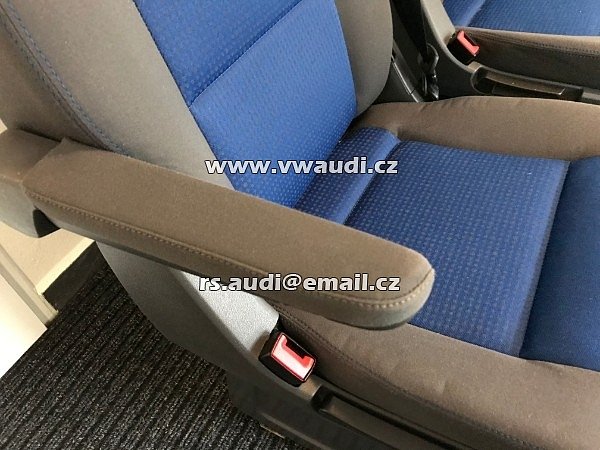 Otočné pilotní sedačky- zadní sedačka do VW Multivan T5 ATLANIS loketní opěrky odkládací přihrádka - šuplík . top stav . - 13