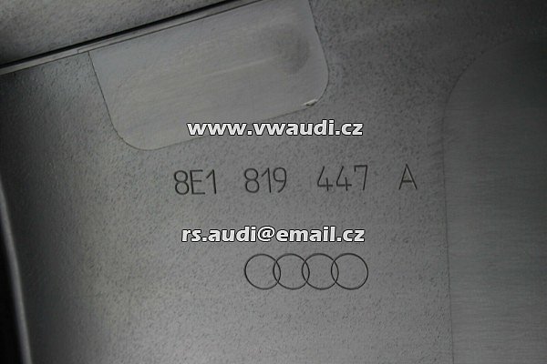 8E1 819 447A Audi A4 B7 8E nádrž na dešťový deflektor pod přední okno  - 2
