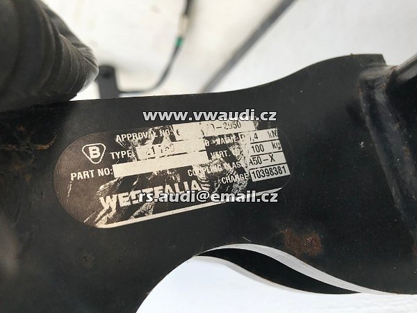 Westfalia  321 750 Superb 1 tažné zařízení snímatelná koule  tažné zařízení / koule tažný HÁK / - 4