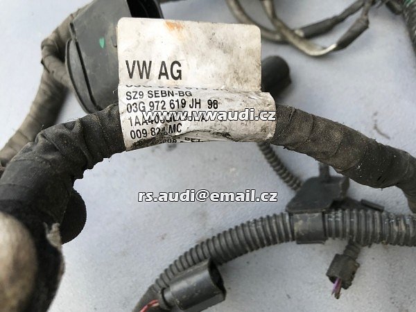  03G 972 619 JH Svazek el. instalace kabeláž motorová elektrika kabely motoru Kabeláž  Golf 5 A3 1,9 TDI bls BLS  - 7