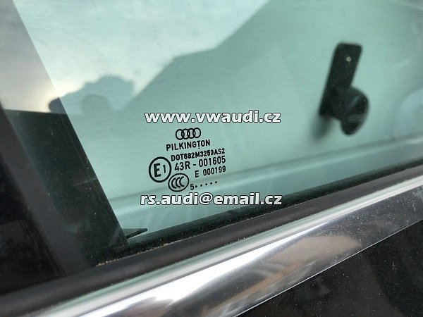 Dveře pravé přední A4 8K 2015  črná barva LZ9Y  top stav  - 10
