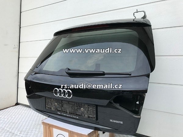 Dveře  A4 8K 2015  černá barva LZ9Y  top stav    kapota zadní víko kufru páté dveře  zadní kufr Avant Kombi  - 2