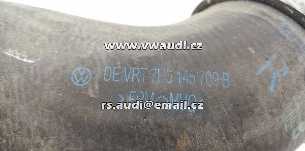 7H0 145 709B Vzduchová hadice VW T5 Multivan, 2,5 TDI hadice plnicího vzduchu - HADICE VZDUCHU TURBO HADICE 7HO 145 709B - 2