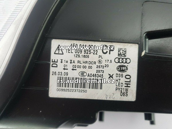 4F0 941 004 CP světlomet přední vpravo Originál Audi A6 4F C6 Facelift Xenon Bi-Xenon led -  D3S H7 LED PY21V - 3