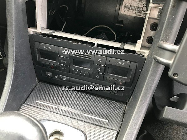 AUDI A4 B6 8E 2004 AVANT KOMBI 2,5 interier kožený kůže černá vyhřívané sedačky v elektrice posuvy - 7