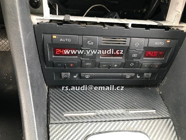 AUDI A4 B6 8E 2004 AVANT KOMBI 2,5 interier kožený kůže černá vyhřívané sedačky v elektrice posuvy - 13