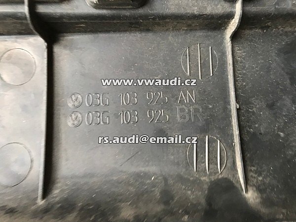 03G103925  Horní Kryt motoru odhlučnění  Passat 3C TDI  - 4