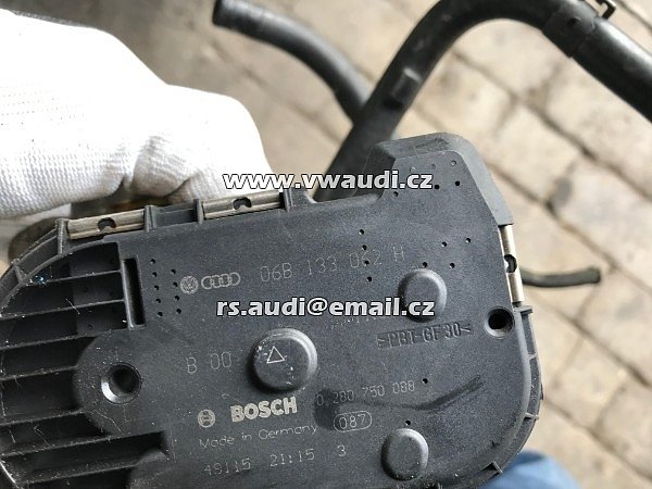 06B 133 062H   regulační ventil škrticí klapky Audi Vw Seat Skoda 2,0 B 06B133062H 0280750088 - 5