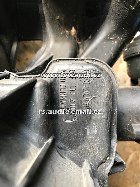 06F 133 201P Sací potrubí Audi VW Skoda 2.0 TFSI O6F133201P O6F33482E AXX BWA se servomotorem - 3