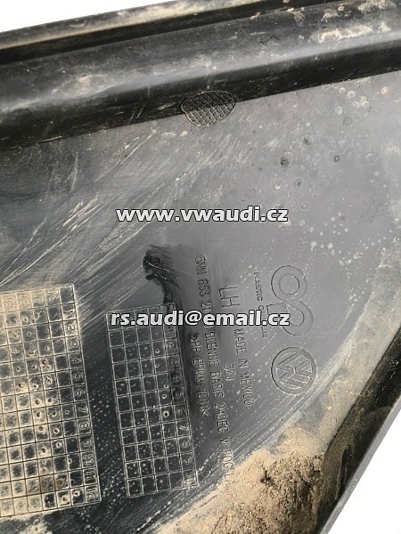 5NN 853 211 B  VW Tiguan 2019 Kryt předního mlhového světla 2019 přední levý levá -  nárazník černý plast  - 5