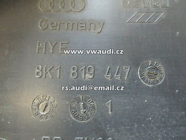 8K1 819 447E  Torpedo  Audi A4 8K A5 8T panel 8K1819447E - 2