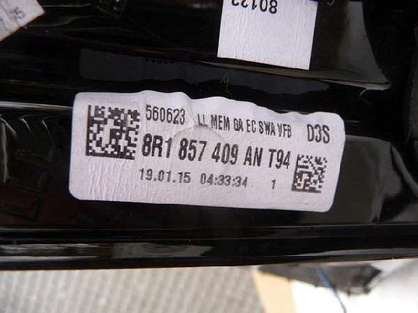 8R1 857 409 AN  Zpětné zrcátko Audi Q5 LEVÉ - 9
