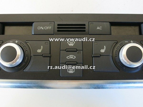 4F1 820 043 AL  Audi A6 RS6 4F2008 2009 2010  Automatická klimatizace Ovládací panel Vyhřívaná sedadla 4F1820043AL - 3
