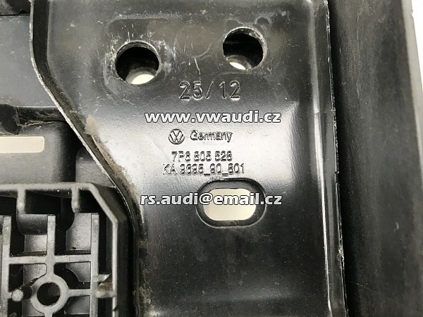 7P6 805 598 Chladičová stěna nosič zámku kapoty přední čelo VW Touareg 7P 2010-2014 - 10