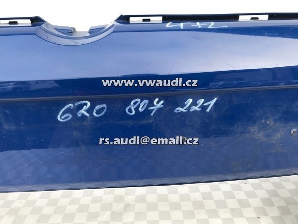 6R0 807 221 VW Polo V 6R0 od roku 2009-2013 Přední nárazník Přední nárazník modrá  - 5
