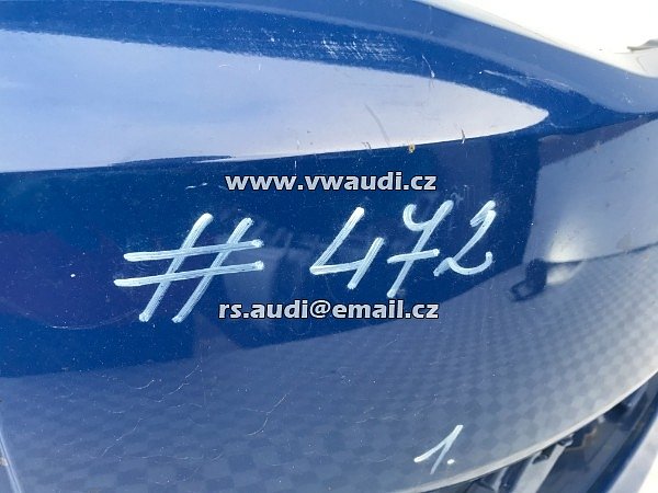 6R0 807 221 VW Polo V 6R0 od roku 2009-2013 Přední nárazník Přední nárazník modrá  - 6