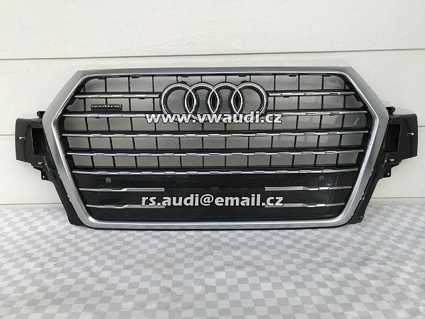 4M0 853 651 F/G  Audi Q7 4M  S LINE Quattro 2015 Maska grill přední  maska do předního nárazníku 4MO853651F/G - 2
