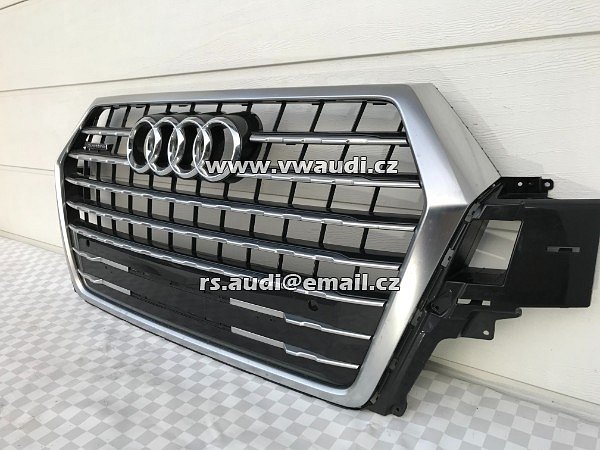 4M0 853 651 F/G  Audi Q7 4M  S LINE Quattro 2015 Maska grill přední  maska do předního nárazníku 4MO853651F/G - 3