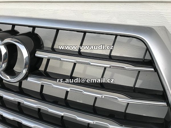 4M0 853 651 F/G  Audi Q7 4M  S LINE Quattro 2015 Maska grill přední  maska do předního nárazníku 4MO853651F/G - 5