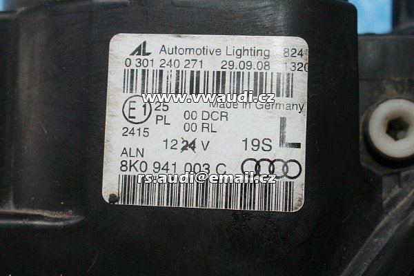 8K0 941 003 C Audi A4 B8 8K BI-Xenon světlo lampa svítilna  8KO 941 003 C  2008 2009 2010  2011 2012  .  2008/04-2012/03 - 8