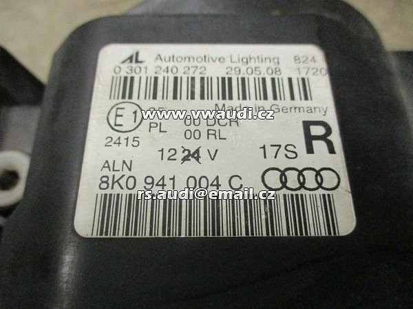 8K0 941 004 C Audi A4 B8 8K BI-Xenon LED  světlo lampa svítilna pravá  8KO 941 004 C  2008 2009 2010 2011 2012 . 2008/04-2012/03 - 4