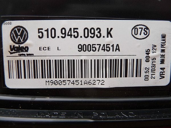 510.945.093 K  Zadní svítilna světlo 510.945.093 K VW Golf Sportvan - 4