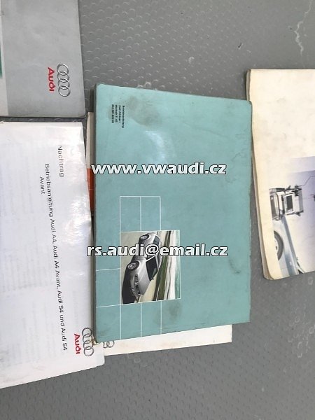 2425618E900 návod k obsluze Audi A4 B6 2001 2004 8E manual k vozu palubní kniha    - 3