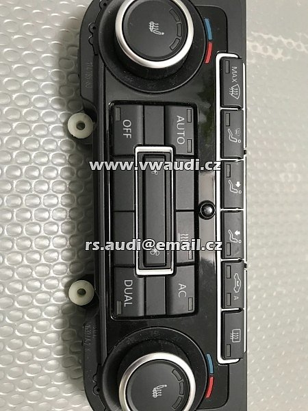 5K0 907 044 EC 5KO 907 044 EC  Ovládací panel klimatizace klimatizace VW Passat B7 ovladač klimatizace - 6