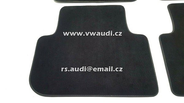 5NB863011 EUN koberce přední zadní sada černá velur VW Tiguan II AD originál - 2