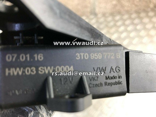 3T0 959 772 B Řídicí jednotka vyhřívání sedadla  jednotka pro vyhřívání sedadla Škoda Octavia II 2 1Z  . Superb II 3T, A4 8K, A6 4G, A7, A8 4H, Q5 8R - 2